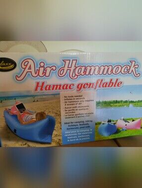 Air Hammock Inflatable Lounger - Blue